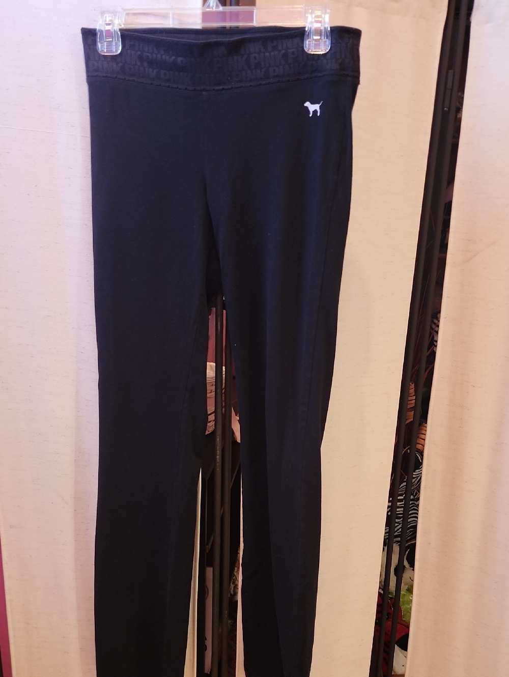 PINK Victoria's Secret Black Boot Cut Pants